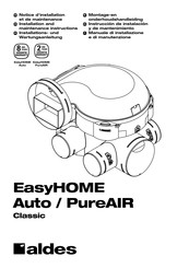 aldes EasyHOME Auto Installation And Maintenance Instructions Manual