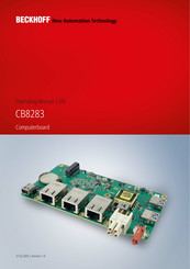 Beckhoff CB8283 Operating Manual