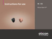 oticon Own SI IIC Instructions For Use Manual