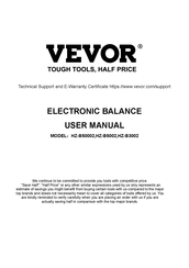 VEVOR HZ-B50002 User Manual