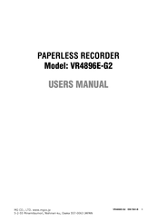 MG VR4896E-G2 User Manual