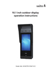 Salto ASL-101DCTPC-PCAP-V3.1 Operation Instructions Manual