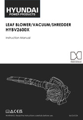 Hyundai HYBV2600X Instruction Manual