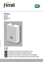 Ferroli KONA Technical Instructions
