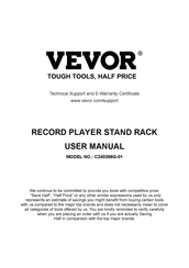 VEVOR C240356G-01 User Manual