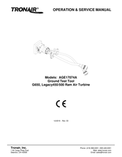 Tronair AGE17074A Operation & Service Manual