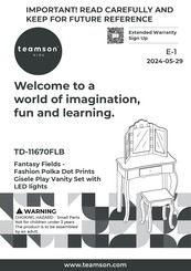 Teamson Kids Fantasy Fields TD-11670FLB Manual