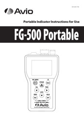 Avio FG-500 Portable Instructions For Use Manual