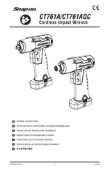 Snap-On CT761AQC Original Instructions Manual