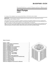 Trane A5HP4024A1 Installation And Operation Manual