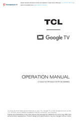 TCL C737 Series Operation Manual