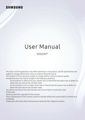 Samsung Odyssey S55CG970NU User Manual