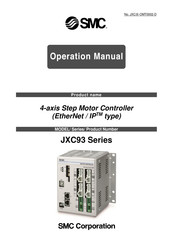 SMC Networks JXC92 Operation Manual