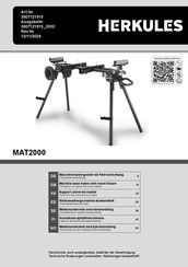 HERKULES MAT2000 Translation Of Original Instruction Manual