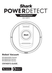 Shark POWERDETECT NEVERTOUCH RV2800ZE Series Owner's Manual