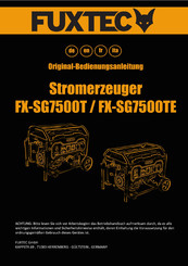 FUXTEC FX-SG7500TE Instructions Manual