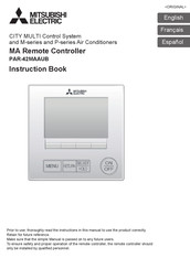 Mitsubishi Electric CITY MULTI PAR-42MAAUB Instruction Book