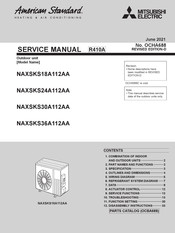 Mitsubishi Electric American Standard NAXSKS18A112AA Service Manual