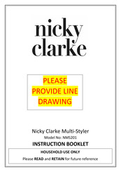 Nicky Clarke NMS201 Instruction Booklet