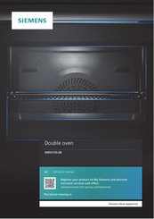 Siemens MB557G5 0B Series Instruction Manual