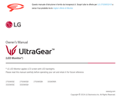 LG UltraGear 27GS60QX-B Owner's Manual
