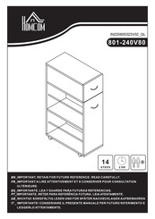 HOMCOM 801-240V80 Assembly Instructions Manual