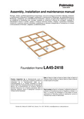 Lemeks Palmako LA45-2418 Assembly, Installation And Maintenance Manual