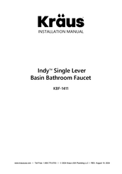 Kraus Indy KBF-1411 Installation Manual