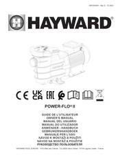 Hayward SP8115XE221E2 Owner's Manual