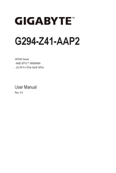 Gigabyte G294-Z41-AAP2 User Manual