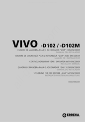 Erreka VIVO-D102M Installer Manual