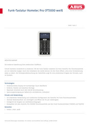 Abus HomeTec Pro CFT3000 Manual
