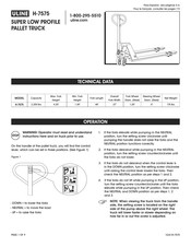U-Line H-7575 Manual