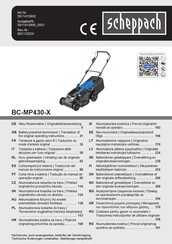 Scheppach BC-MP430-X Translation Of The Original Operating Instructions