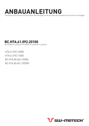SW-Motech HTA.41.092.11000 Mounting Instructions
