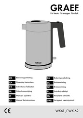 Graef WK 61 Operating Instructions Manual