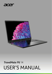 Acer TravelMate P6 14 User Manual