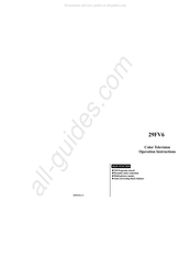 Haier 29FV6 Operation Instructions Manual