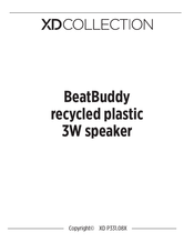 XD COLLECTION BeatBuddy Manual