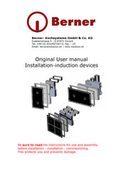 Berner BI4EGA34 Original User Manual