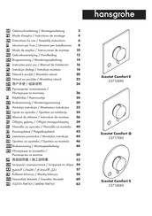 Hans Grohe Ecostat Comfort Q 33717 0 Series Instructions For Use/Assembly Instructions