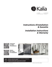 Kalia 0822583 Installation Instructions / Warranty