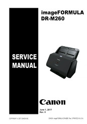 Canon imageFORMULA DR-M260 Service Manual