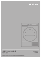 Asko T608HX Instructions For Use Manual