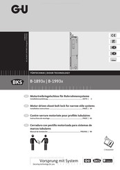 G-U B-1993 Series Installation Instructions Manual
