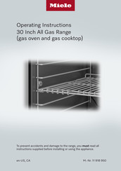 Miele HR11243GAG Operating Instructions Manual