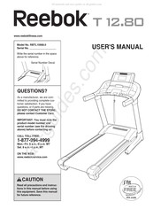 Reebok T 12.80 User Manual