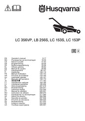 Husqvarna LC 153P Operator's Manual