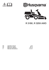 Husqvarna R 320X AWD Operator's Manual
