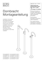 Dornbracht 22 585 892 0010 Series Installation Instructions Manual